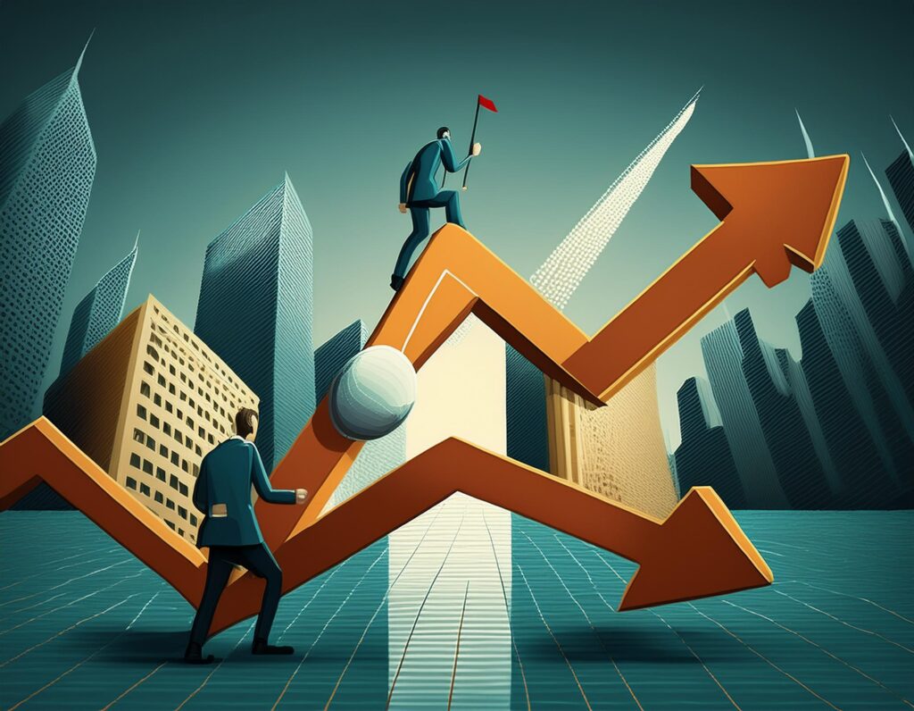 Grafico y empresarios